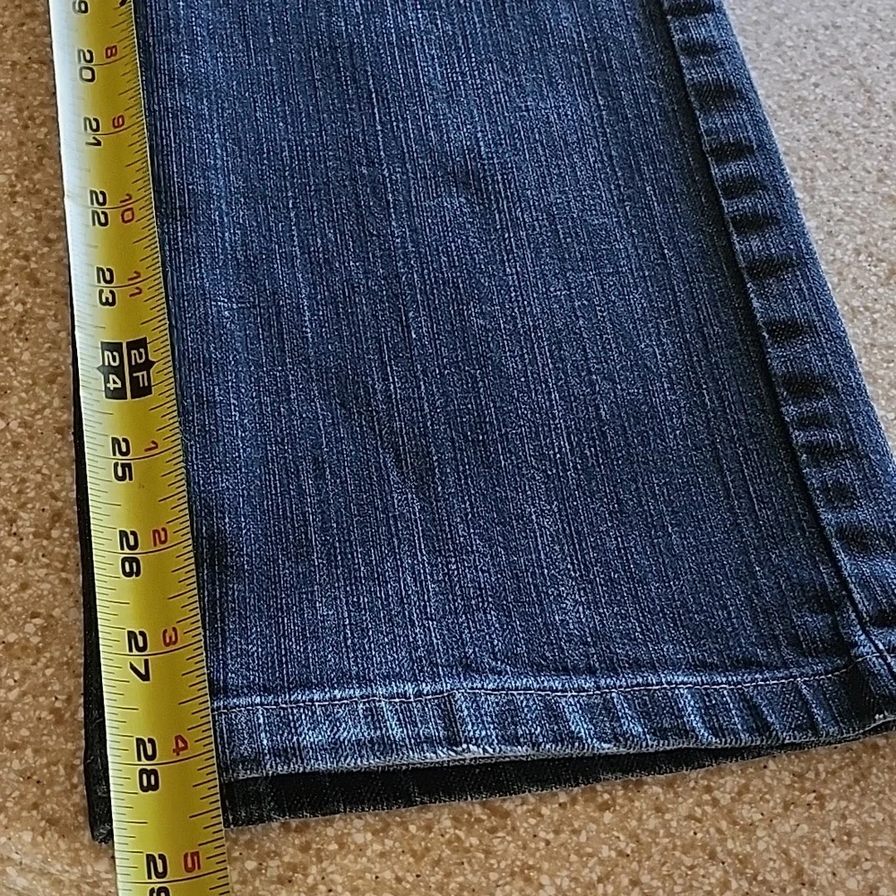David Kahn Lauren Dark Wash Straight Leg Size 4 - Picture 12 of 14